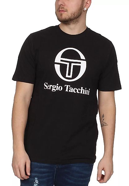 Sergio Tacchini T-Shirt Herren CHIKO 038049 Black White günstig online kaufen