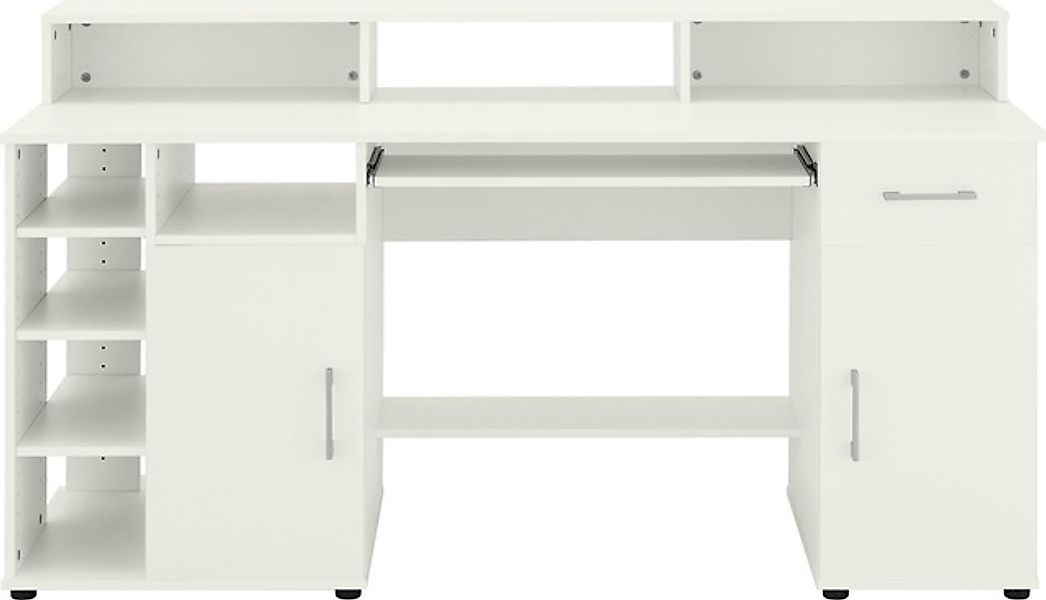 VOGL Möbelfabrik Schreibtisch »Timra mit Monitoraufsatz, Tastaturauszug & T günstig online kaufen