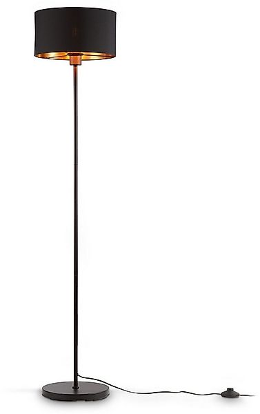 B.K.Licht Stehlampe BKL1417 Stehleuchte Vintage, mit Fußtaster, Lampenschir günstig online kaufen