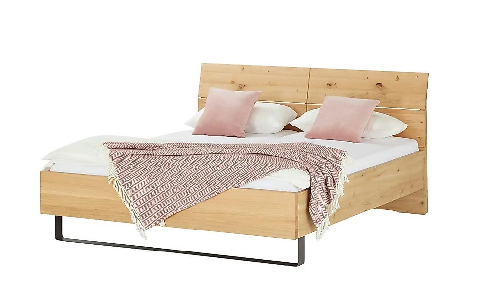 Woodford Bettgestell teilmassiv Smilla ¦ holzfarben ¦ Maße (cm): B: 189 H: günstig online kaufen