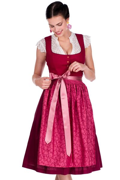 Alpenfee Tracht Dirndl Midi Dirndl 2tlg. günstig online kaufen