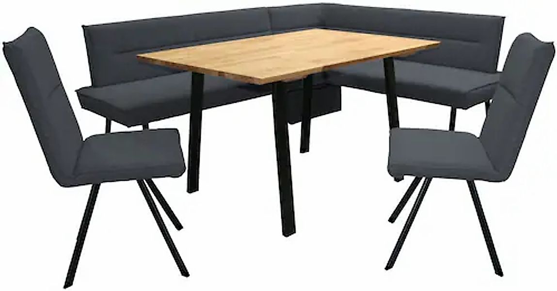 Home affaire Eckbankgruppe »Sava« Set, 4 Stk. tlg. Eckbank mit Wellenfederu günstig online kaufen