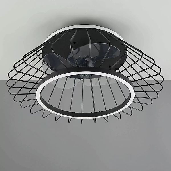 LED-Deckenventilator Karlsborg, leise, Ø  50 cm, CCT, FB günstig online kaufen