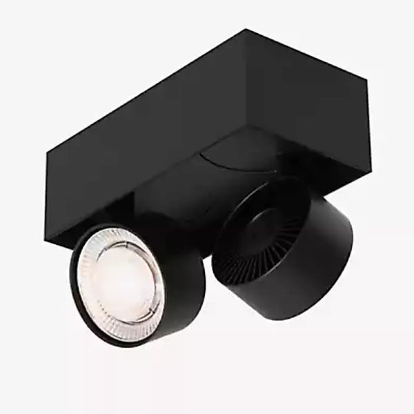 Mawa Wittenberg 4.0 Deckenleuchte LED 2-flammig - halbbündig, schwarz matt günstig online kaufen