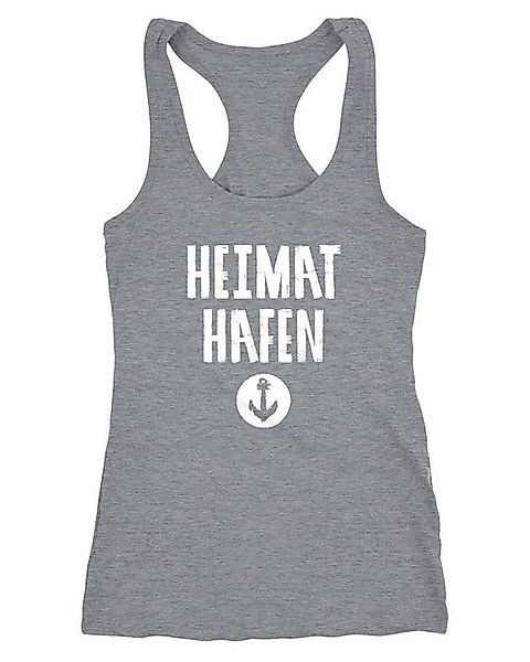 MoonWorks Tanktop Damen Tanktop Heimat-Hafen Anker Racerback Moonworks® günstig online kaufen