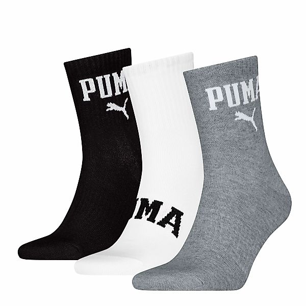 PUMA Socken, (3 Paar, 3er Pack), mit mehreren Logos günstig online kaufen