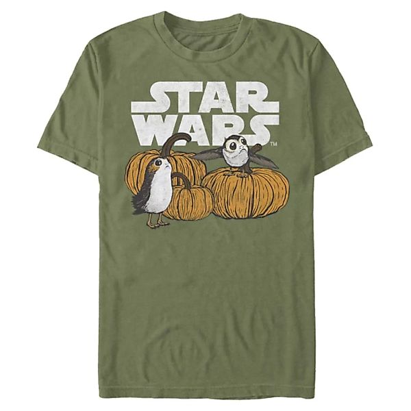 Star Wars - Die letzten Jedi - Porg Pumpkin Patch - Halloween - Männer T-Sh günstig online kaufen