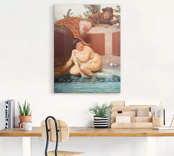 Artland Wandbild "Susanna im Bade. 1888", Frau, (1 St.), als Leinwandbild, günstig online kaufen