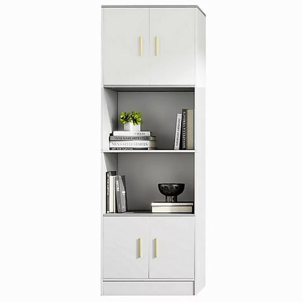 OKWISH Vitrine Standvitrine aus Spanplatte (Highboard,Hochschrank, offene M günstig online kaufen