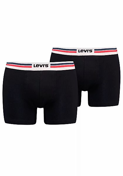 Levis Boxershorts, (Packung, 2er-Pack), mit breitem Logobund günstig online kaufen