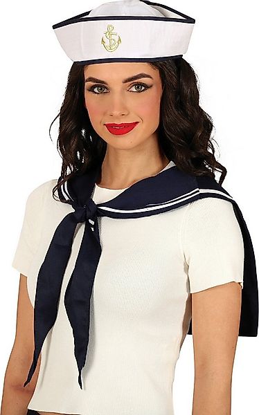 Fiestas Guirca Kostüm, Matrosen Look Karnevalskostüm Set Mit Anker Kragen H günstig online kaufen