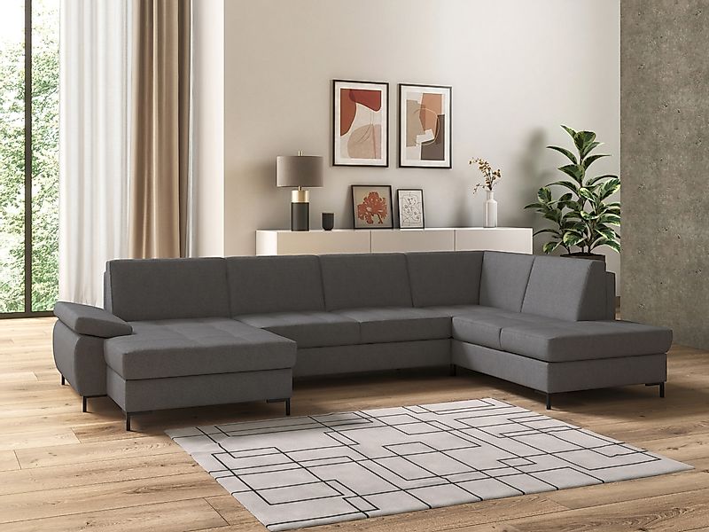 DOMO collection Wohnlandschaft "Capelo U-Form", mit Armteilverstellung, wah günstig online kaufen
