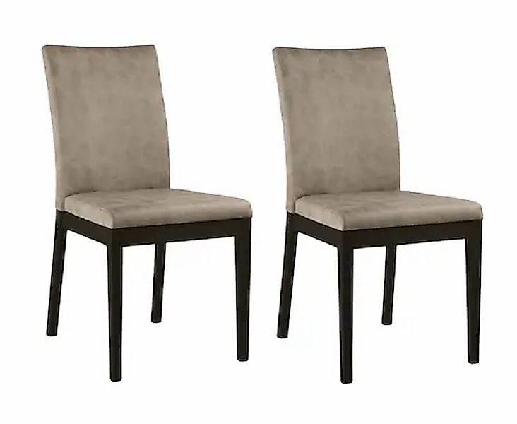 Home affaire 4-Fußstuhl »Dendres« (Set) 2 Stk.Sitz und Ruecken gepolstert günstig online kaufen