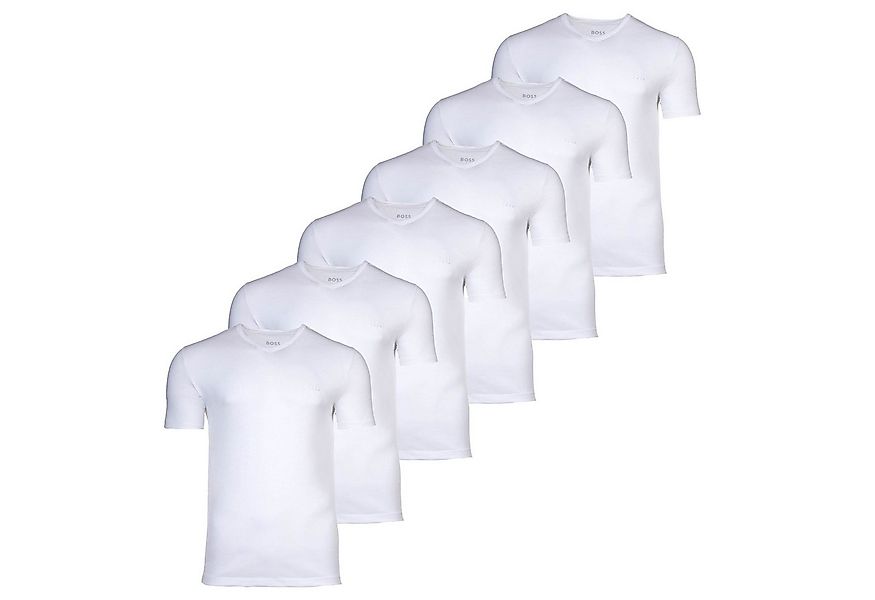 BOSS T-Shirt Herren T-Shirt 6er Pack Baumwolle (Packung, 6er Pack) günstig online kaufen