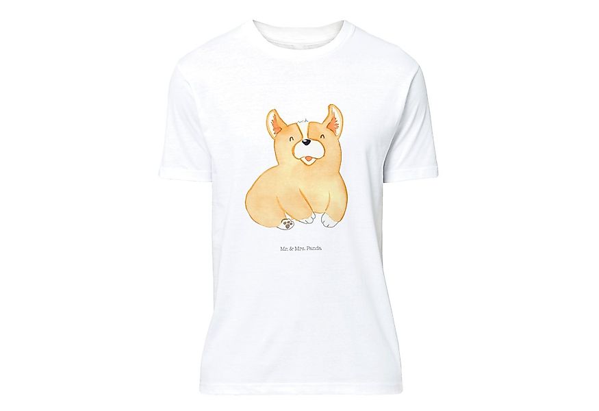 Mr. & Mrs. Panda T-Shirt Corgie - Weiß - Geschenk, Junggesellenabschied, Ti günstig online kaufen