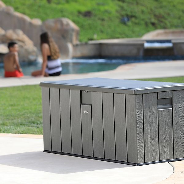 Lifetime Kissenbox Premium Wood, 570 Liter günstig online kaufen