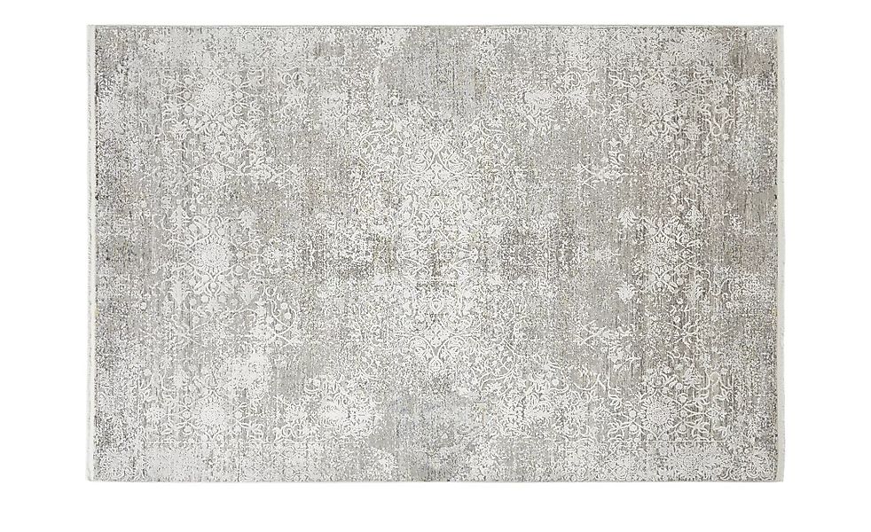 Kurzflorteppich - grau - Synthethische Fasern, Viskose - 160 cm - Teppiche günstig online kaufen