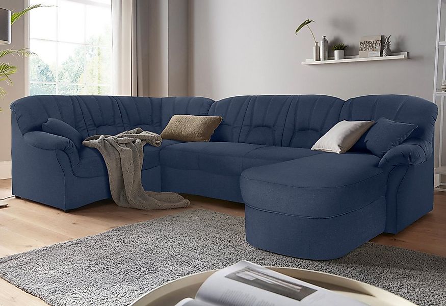 DOMO collection Wohnlandschaft "Bahia mit viel Platz, zeitloses Design, U-F günstig online kaufen