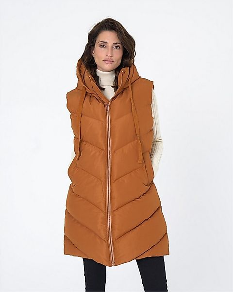 freshlions Steppweste Elisa (1-tlg) mit langem Schnitt günstig online kaufen