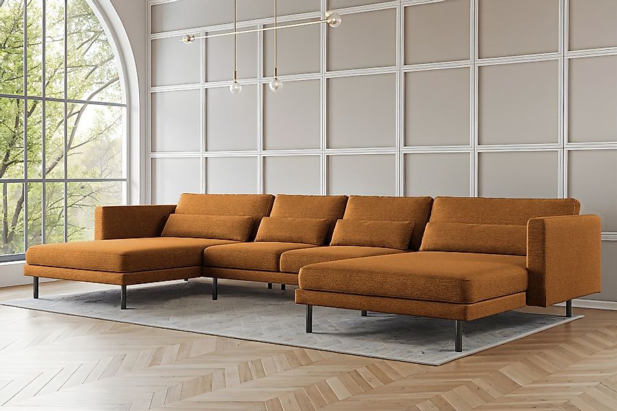 Fun Möbel Wohnlandschaft Sofa in U-Form günstig online kaufen
