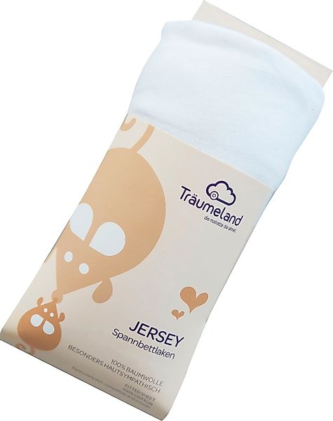 Träumeland Bettlaken "kuschelweiches Spannbetttuch Jersey" aus 100% kuschel günstig online kaufen