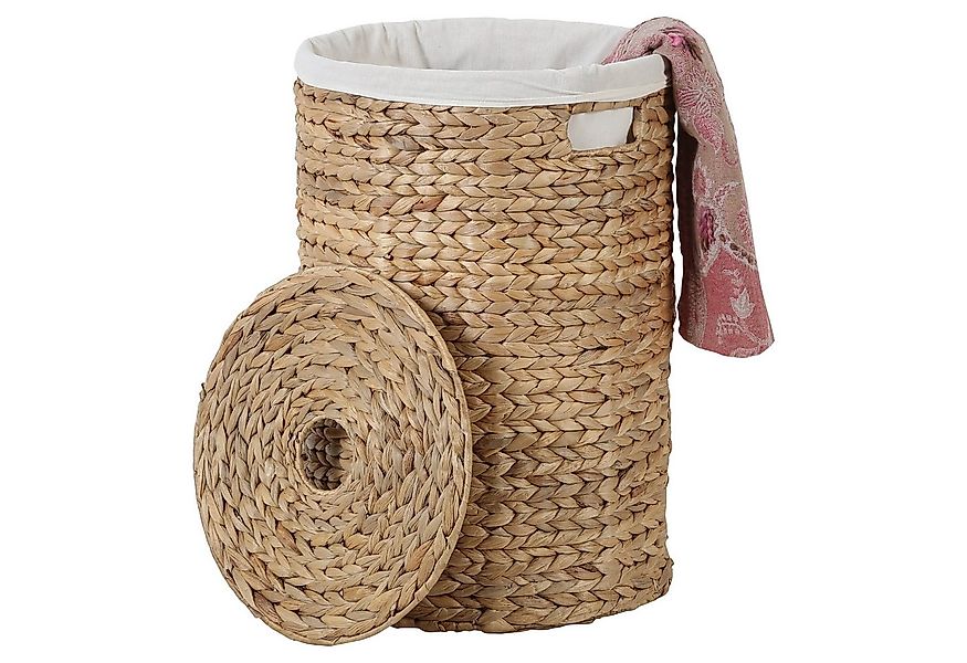 Casa Moro Wäschekorb geflochten Wäschesammler mit Deckel (Wäsche Korb Boho günstig online kaufen