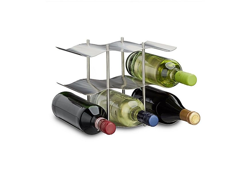 relaxdays Weinregal Edelstahl günstig online kaufen