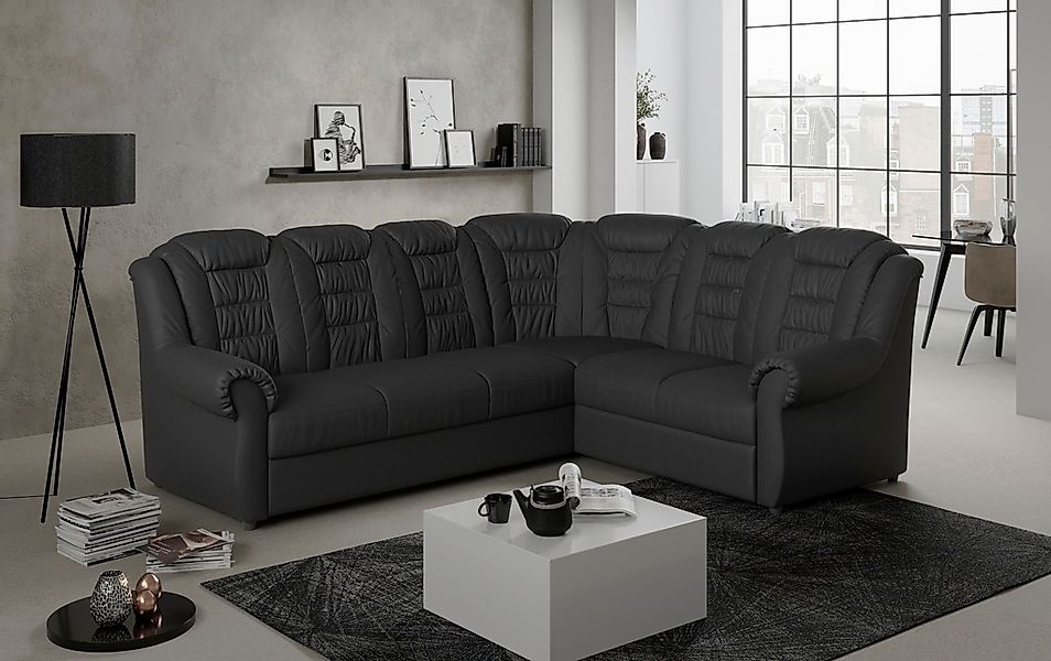 Home affaire Ecksofa »Boston L-Form«, mit hoher Rückenlehne, wahlweise mit günstig online kaufen