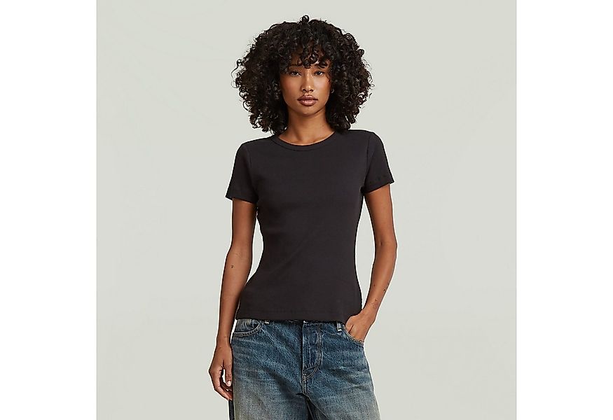G-STAR T-Shirt Slim Rib Wmn in Rundhalsform günstig online kaufen