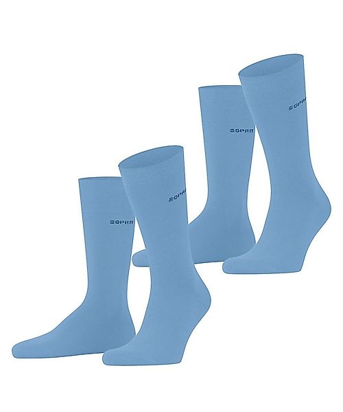 Esprit Socken Basic Uni 2-Pack (2-Paar) mit hohem Baumwollanteil günstig online kaufen