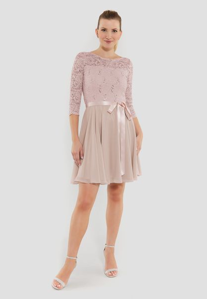 SWING Cocktailkleid Taillierte Passform mit ausgestelltem günstig online kaufen
