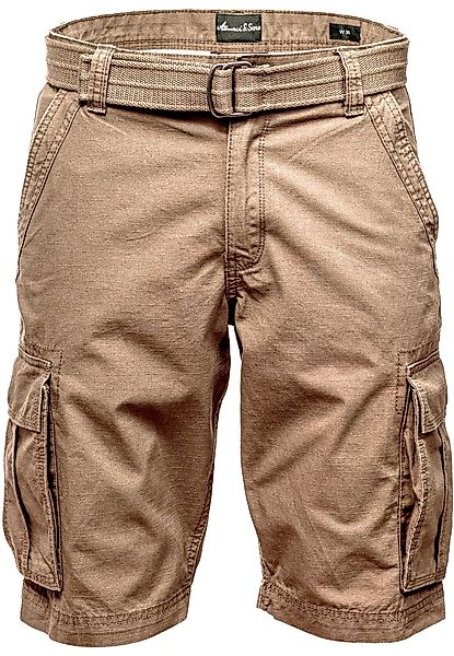 Amaci&Sons Cargoshorts MIDFIELD Chinoshort inkl. Gürtel günstig online kaufen