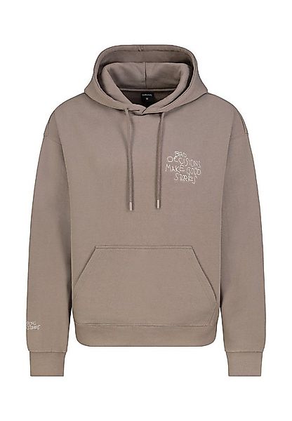 SUBLEVEL Hoodie Herren Kapuzenpullover mit Stickerei Sweater, Kapuzensweats günstig online kaufen