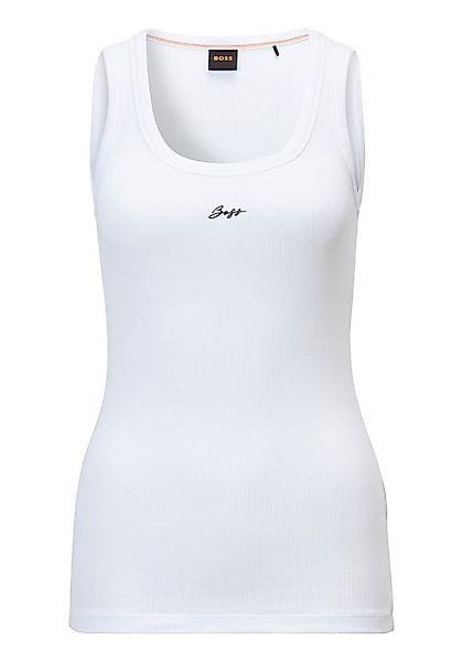 BOSS ORANGE Tanktop Ematite Premium Damenmode mit gerippter Struktur günstig online kaufen