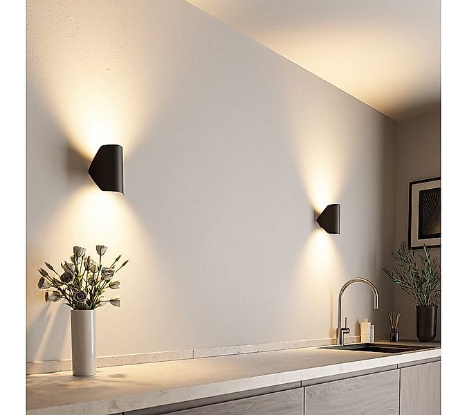 Neona LED Wandleuchte POLARIS Schwarz, Innovative 360° drehbares Leuchtelem günstig online kaufen