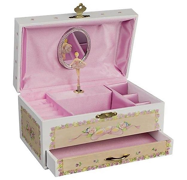 goki Spieluhr Ballerina IV, Spieldose, Rosa, mit Melodie Schwanensee günstig online kaufen