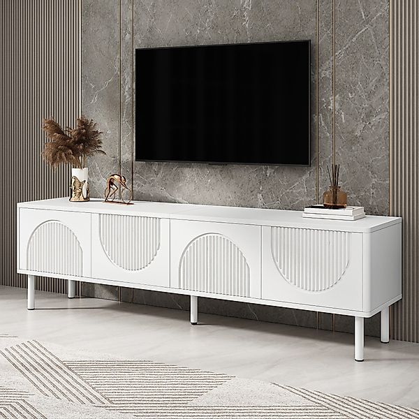 Odikalo TV-Schrank TV-Bank Lowboard Fernsehschrank Medienschrank günstig online kaufen