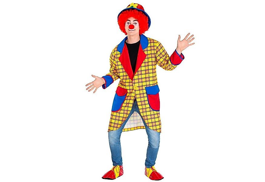 dressforfun Clown-Kostüm Herrenkostüm Clown Fridolin, Langer, farbenfroher günstig online kaufen