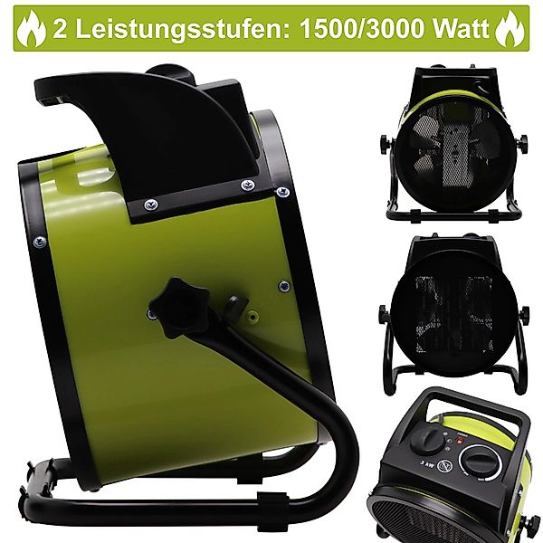 TroniTechnik Heizstrahler Heizlüfter, Keramikheizung, Schnellheizer TT-KH-5 günstig online kaufen