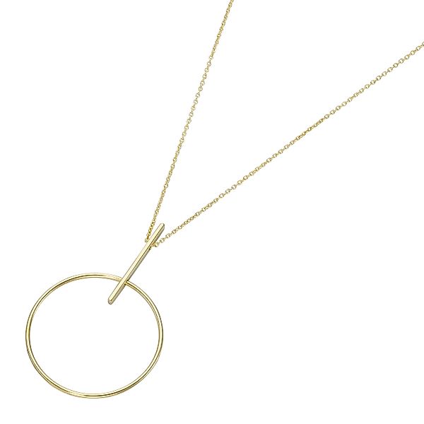Luigi Merano Goldkette "Stäbchen mit Ring, Gold 375" günstig online kaufen