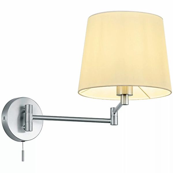 Trio Wandleuchte Lyon Nickel matt 325 mm x 255 mm x 690 mm günstig online kaufen
