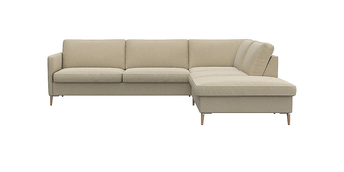 FLEXLUX Ecksofa »Fiore, super Sitzkomfort durch Kaltschaum im Sitz, L-Form« günstig online kaufen