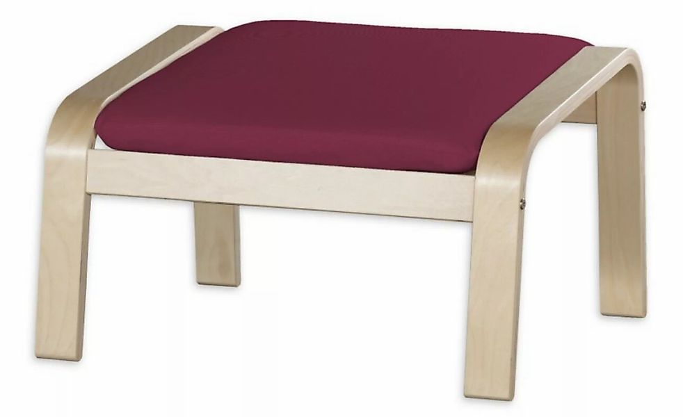 Bezug für Poäng Hocker, pflaume , Hocker Poäng, Cotton Panama (702-32) günstig online kaufen