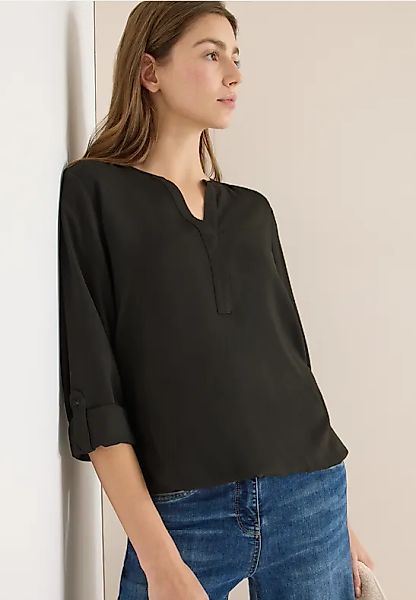 Bluse in Unifarbe günstig online kaufen