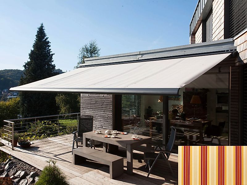 Wismar Kassettenmarkise "Classic S-Compact", Breite: 350 cm, Ausfall: 300 c günstig online kaufen