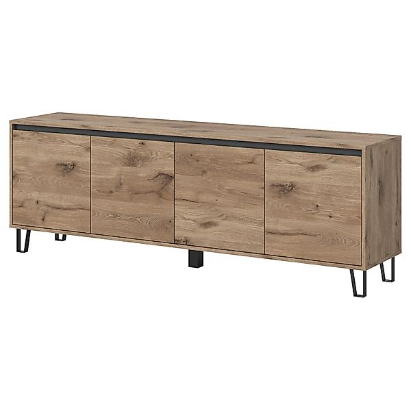 Inn.Furn TV-Lowboard in Eiche Viking 184 cm Delio günstig online kaufen