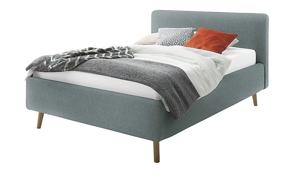 Polsterbett  Mattis ¦ blau ¦ Maße (cm): B: 141 H: 105 Betten > Komfortbette günstig online kaufen