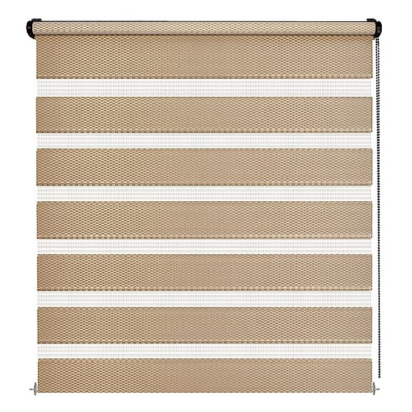 Doppelrollo Fensterrollo RON Klemmfixierung Zebrarollo Seitenzugrollo, günstig online kaufen