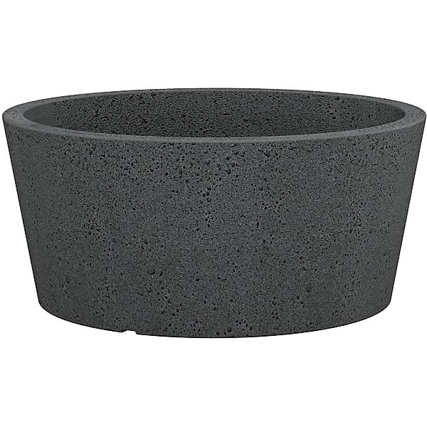 Scheurich Pflanzschale C-Cone Ø 39 cm Stony Black günstig online kaufen