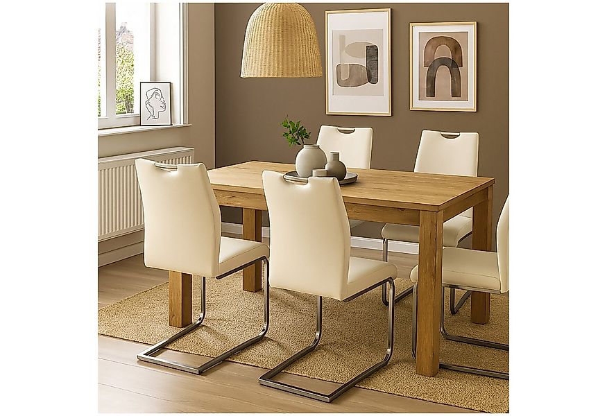 HTI-Living Esszimmerstuhl Esszimmerstuhl 4er Set Cremeweiß Nelly (Set, 4 St günstig online kaufen